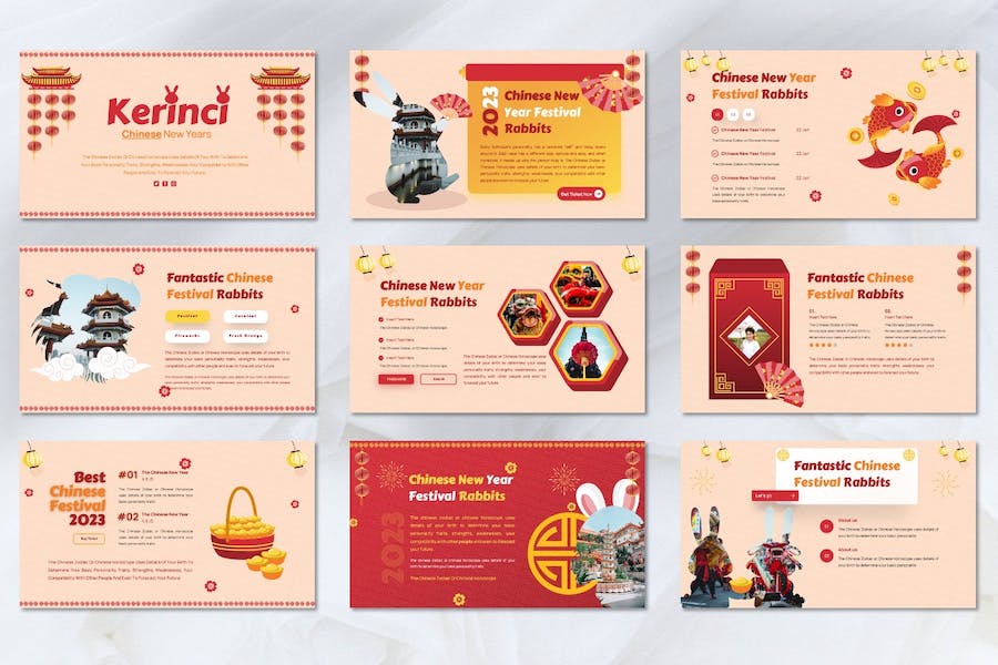 中国新年传统文化演讲Keynote模板 - PPT派