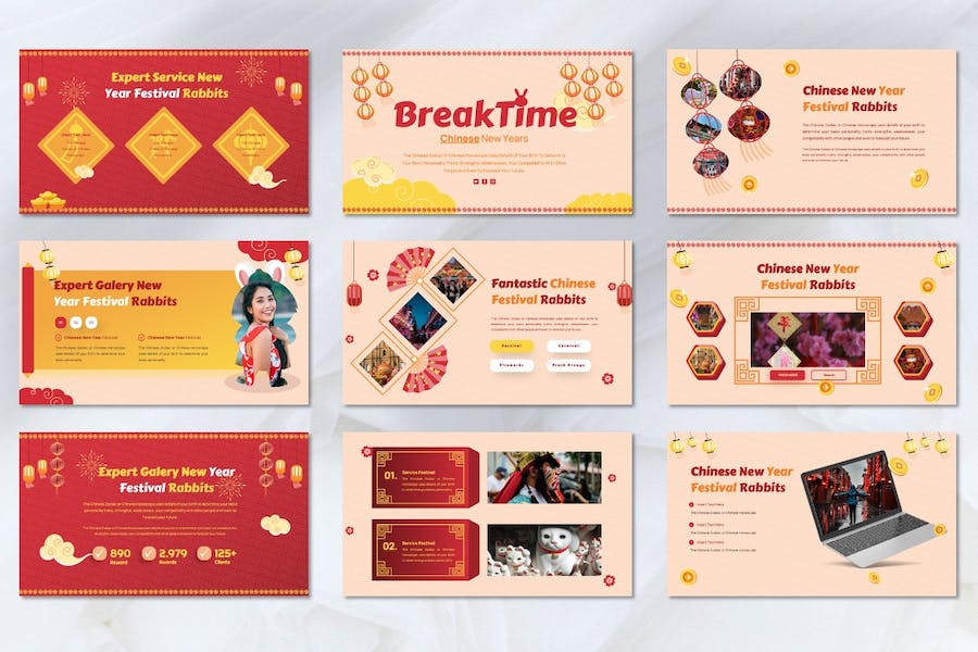 中国新年传统文化演讲Keynote模板 - PPT派