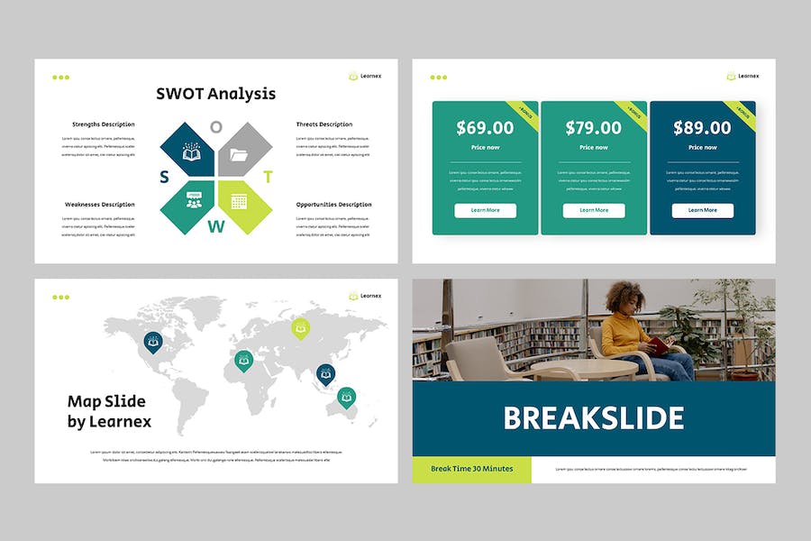 教育学习课程培训体系设计Keynote模板 - PPT派