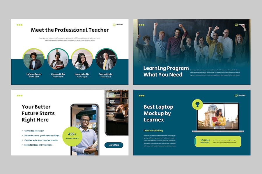 教育学习课程培训体系设计Keynote模板 - PPT派