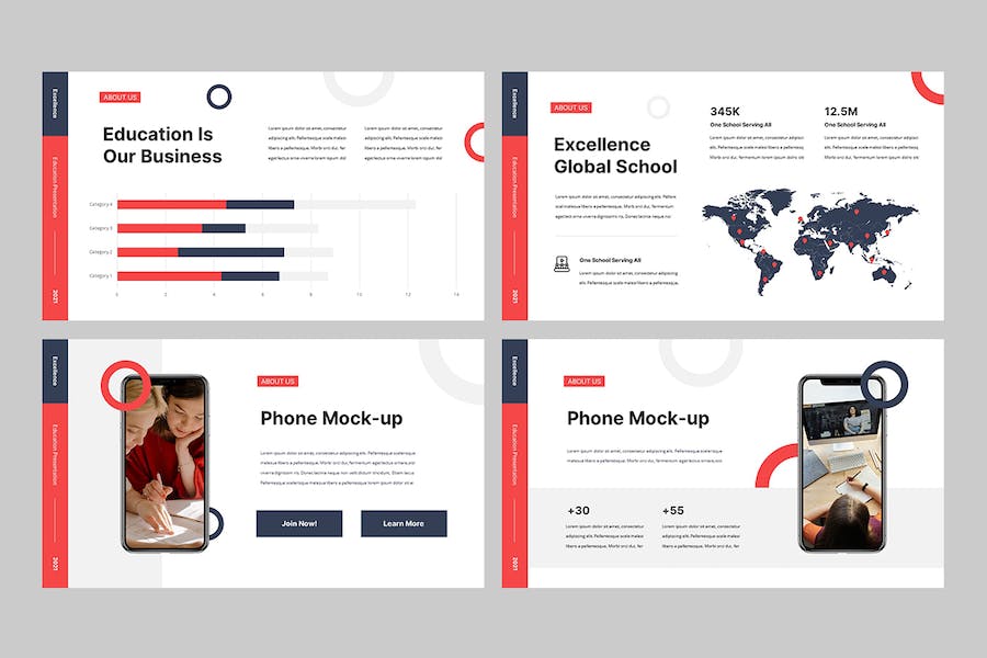 优质教育培训机构课程展示Keynote模板 - PPT派