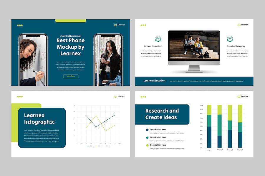 教育学习课程培训体系设计Keynote模板 - PPT派