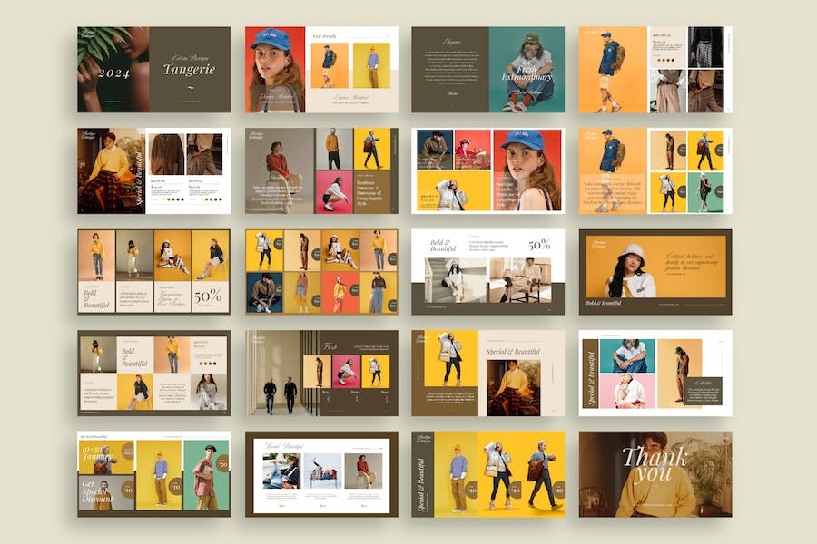 新年产品目录展示推介发布会Keynote模板 - PPT派