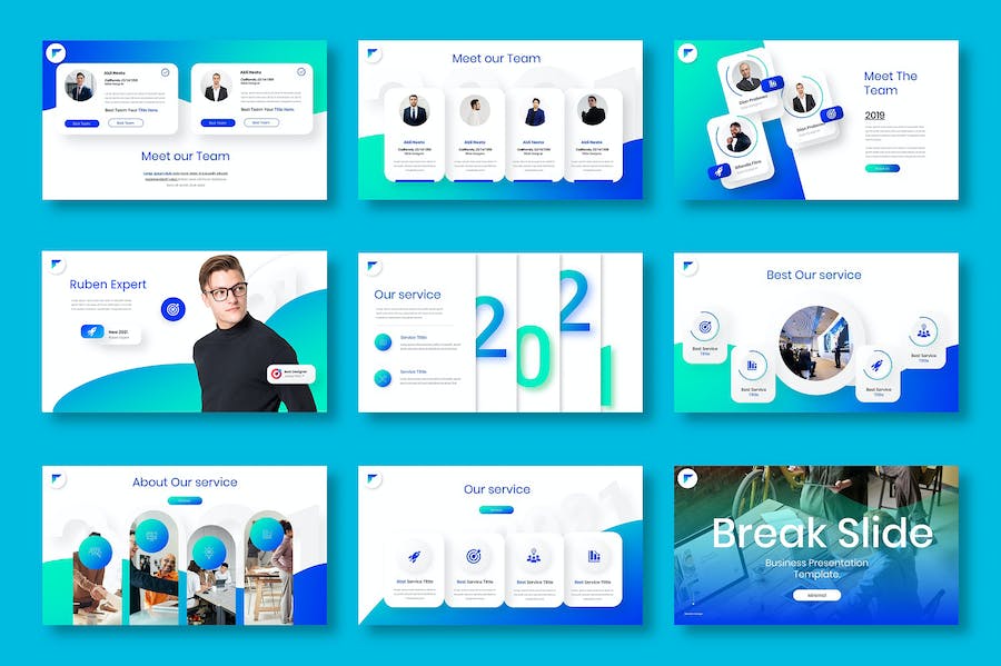 商业企业项目融资路演Keynote模板 - PPT派