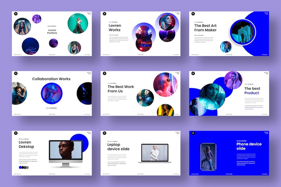 时尚品牌商务推广企业宣传PPT模板 - PPT派