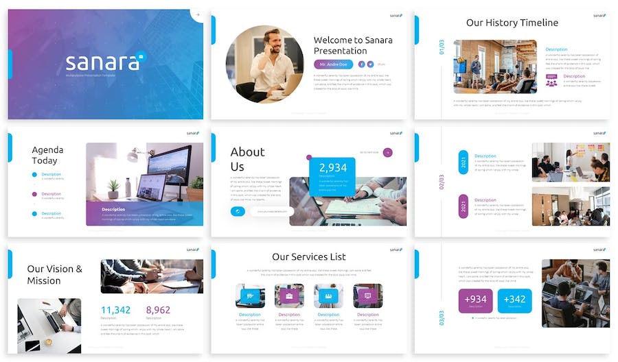 多用途通用企业商务应用Keynote模板 - PPT派