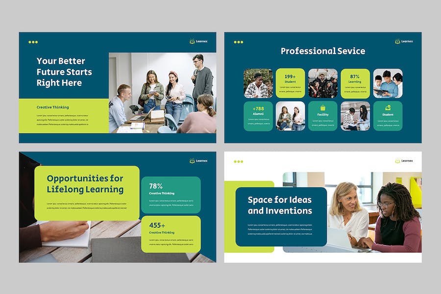 教育学习课程培训体系设计Keynote模板 - PPT派