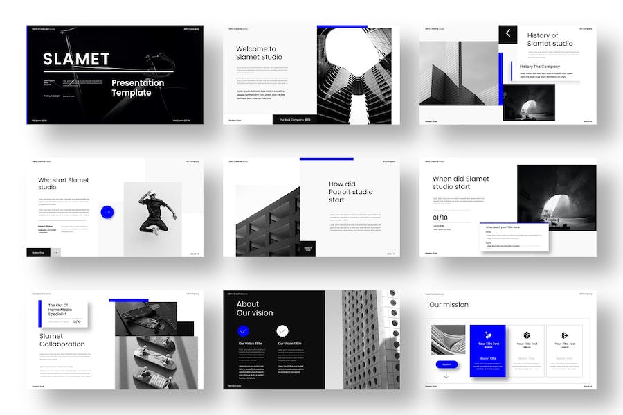 彩色商业展示推广方案PPT模板 - PPT派