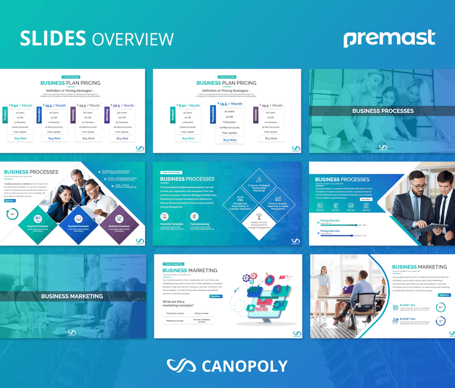 独角兽风格创业项目商业计划书PPT模板 - PPT派