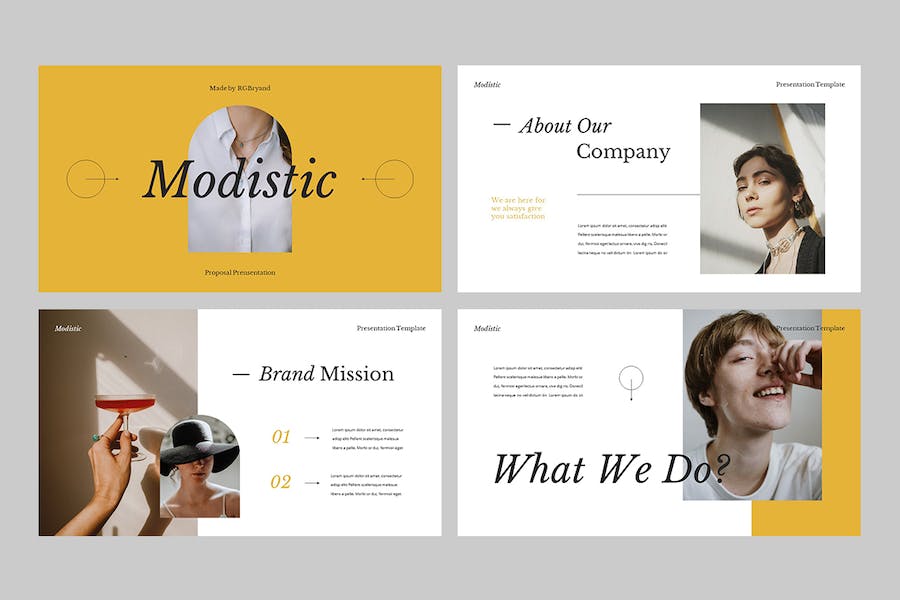 创意项目提案商业方案Keynote模板 - PPT派