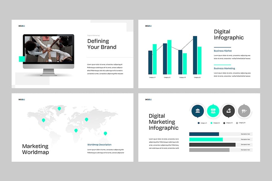 数字营销运营策略方案PPT模板 - PPT派