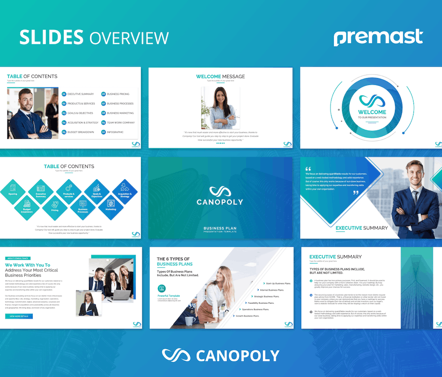 独角兽风格创业项目商业计划书PPT模板 - PPT派