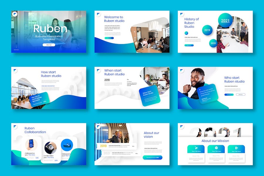 商业企业项目融资路演Keynote模板 - PPT派