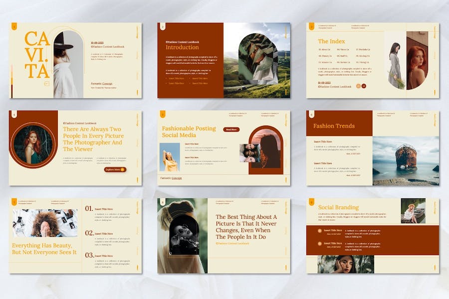 时尚讲述展示方案推介应用Keynote模板 - PPT派