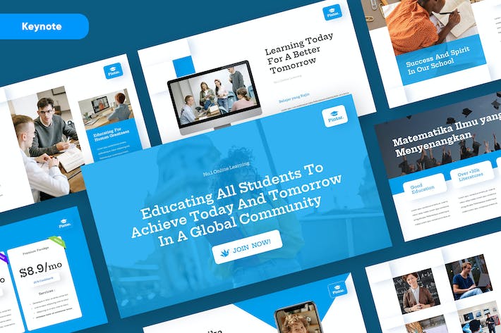 教育培训教学课程展示Keynote模板 - PPT派