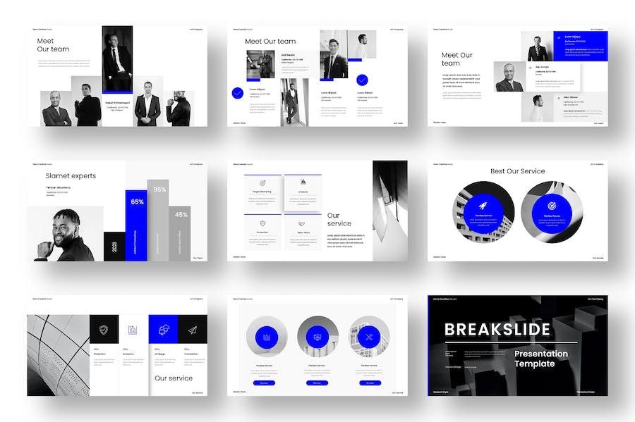 彩色商业展示推广方案PPT模板 - PPT派