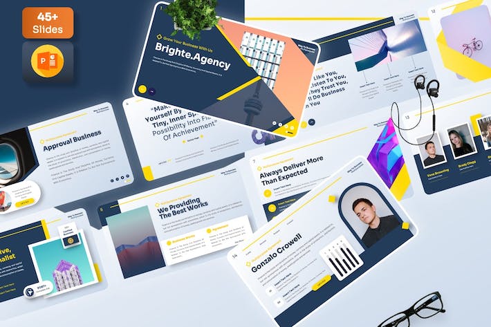 企业公司年度报告总结PPT模板 - PPT派