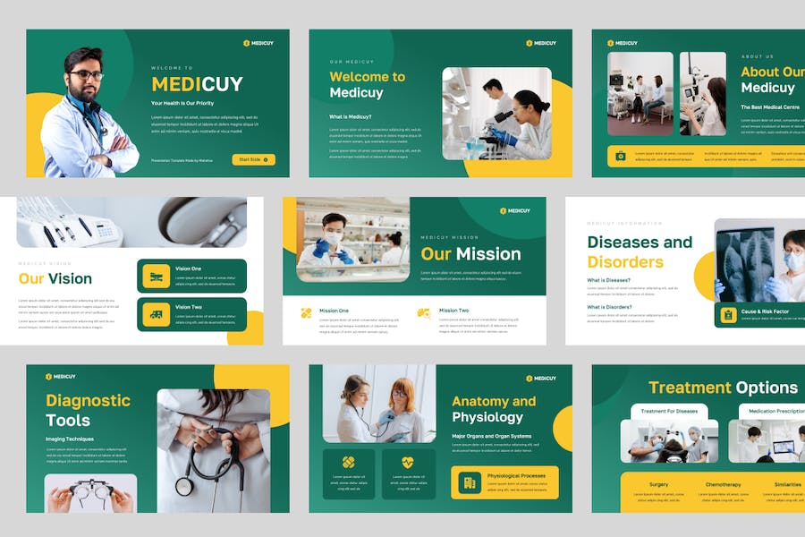 医学教育讲述演示方案PPT模板 - PPT派