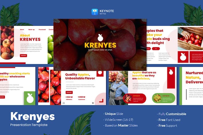 水果农业种植技术讲述推广营销方案Keynote模板 - PPT派