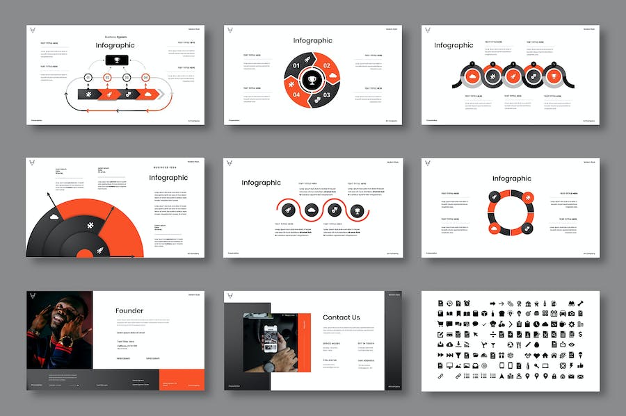 商务企业品牌展示推广Keynote模板 - PPT派