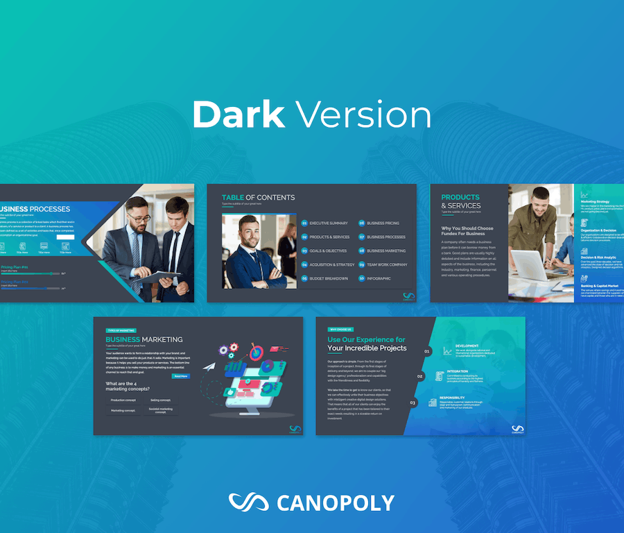 独角兽风格创业项目商业计划书PPT模板 - PPT派