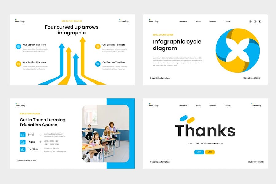 教育课程教学大纲培训PPT模板 - PPT派