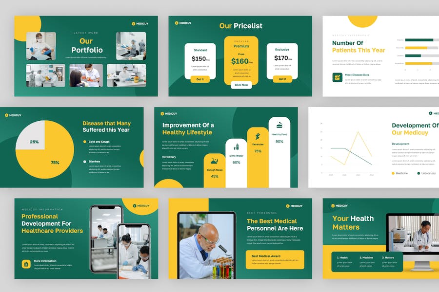 医学教育讲述演示方案PPT模板 - PPT派