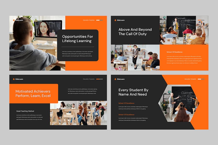 教育课程教学培训设计PPT模板 - PPT派