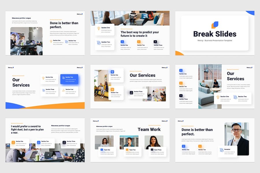 商业企业项目推介融资合作PPT模板 - PPT派