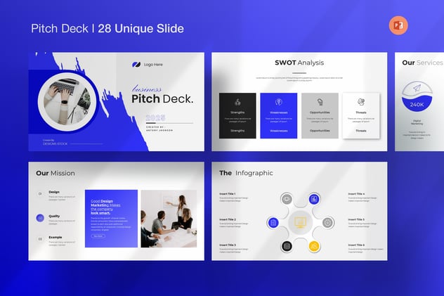 商业融资计划书演讲PPT模板 - PPT派