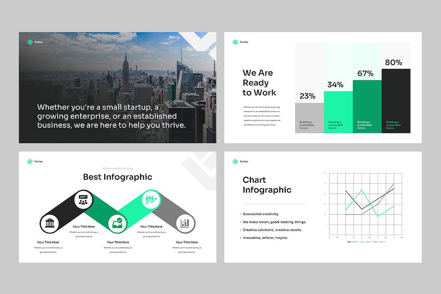 商业企业展示文案演讲方案PPT模板 - PPT派