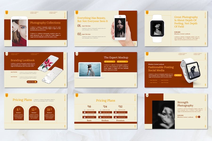 时尚讲述展示方案推介应用Keynote模板 - PPT派