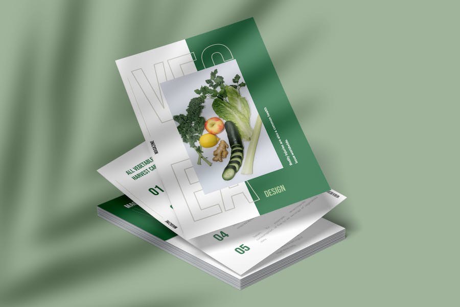 农业蔬菜产品推广品牌宣传Keynote模板 - PPT派