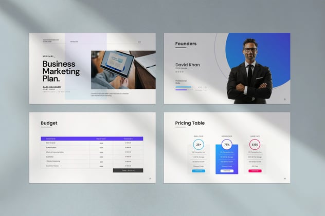 营销计划推广品牌策略Keynote模板 - PPT派