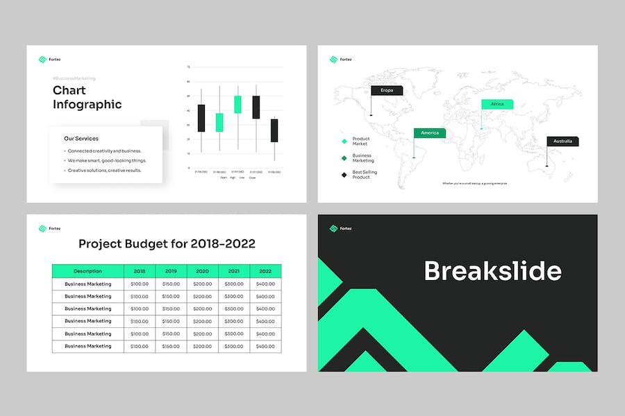 商业企业展示文案演讲方案PPT模板 - PPT派