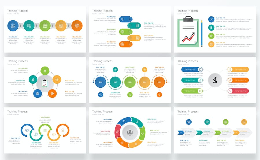 培训流程设计管理PPT模板 - PPT派