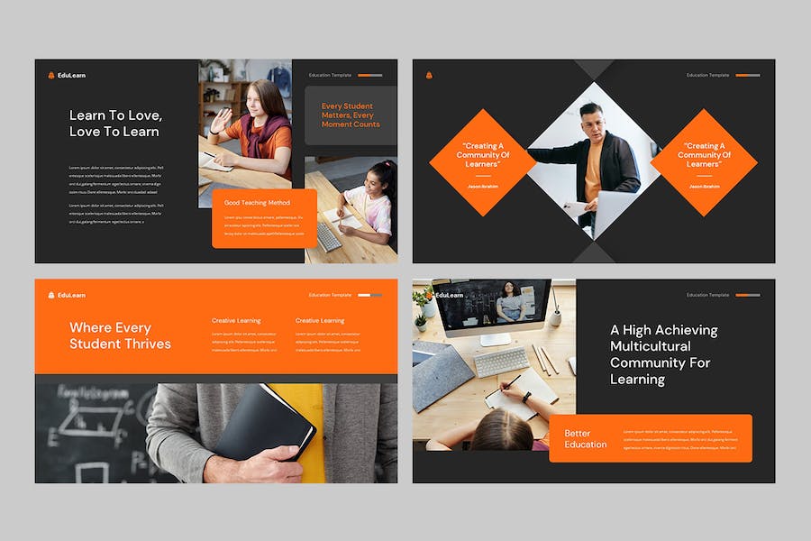 教育课程教学培训设计PPT模板 - PPT派