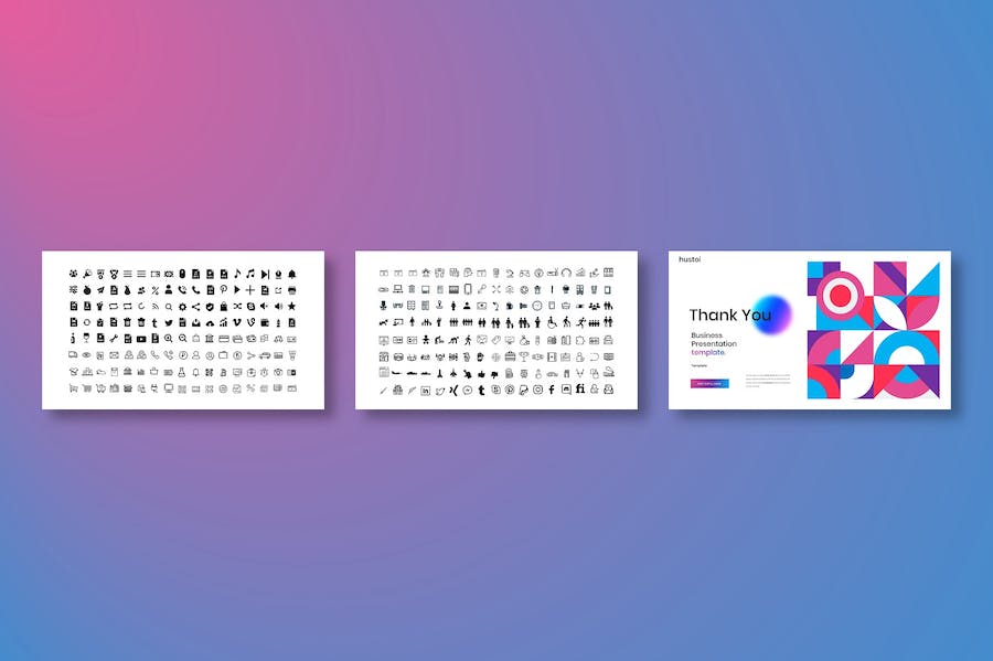 多彩视觉商务企业品牌营销推广Keynote模板 - PPT派