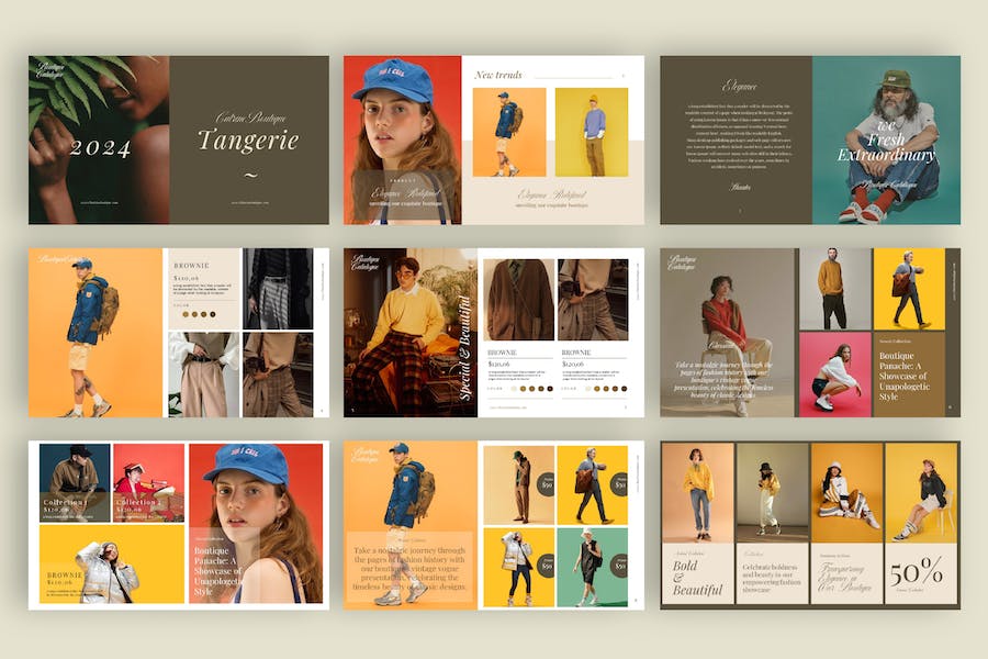 新年产品目录展示推介发布会Keynote模板 - PPT派