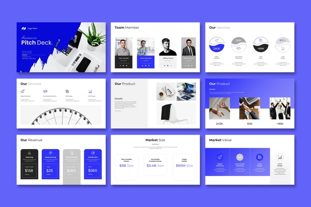 商业融资计划书演讲PPT模板 - PPT派