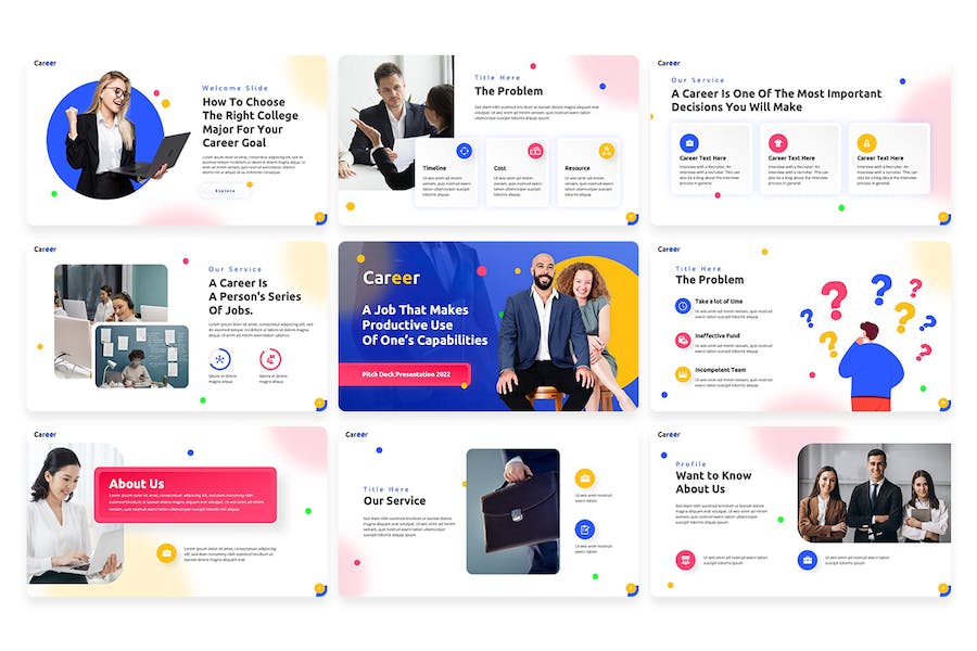 职业生涯规划发展策略Keynote模板 - PPT派