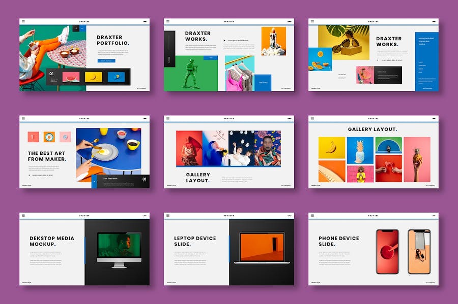 商务企业项目展示Keynote模板 - PPT派