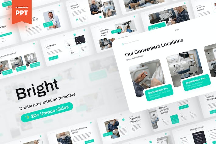 口腔牙科医疗诊疗服务方案PPT模板 - PPT派