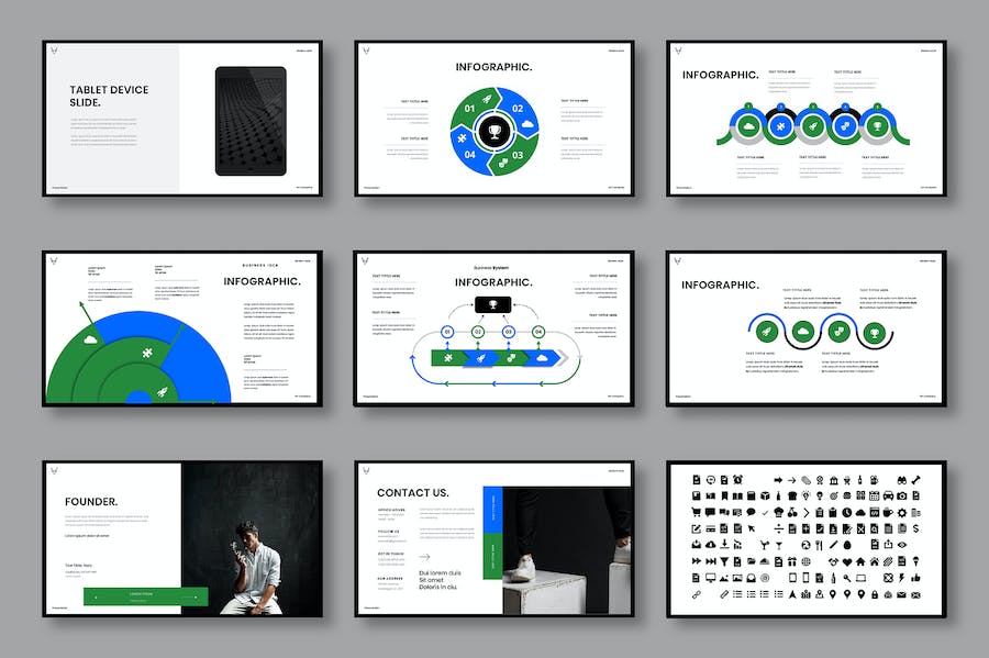 商务团队管理协作方案Keynote模板 - PPT派