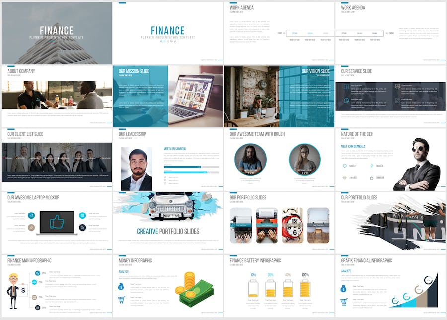 财务金融投资管理方案Keynote模板 - PPT派