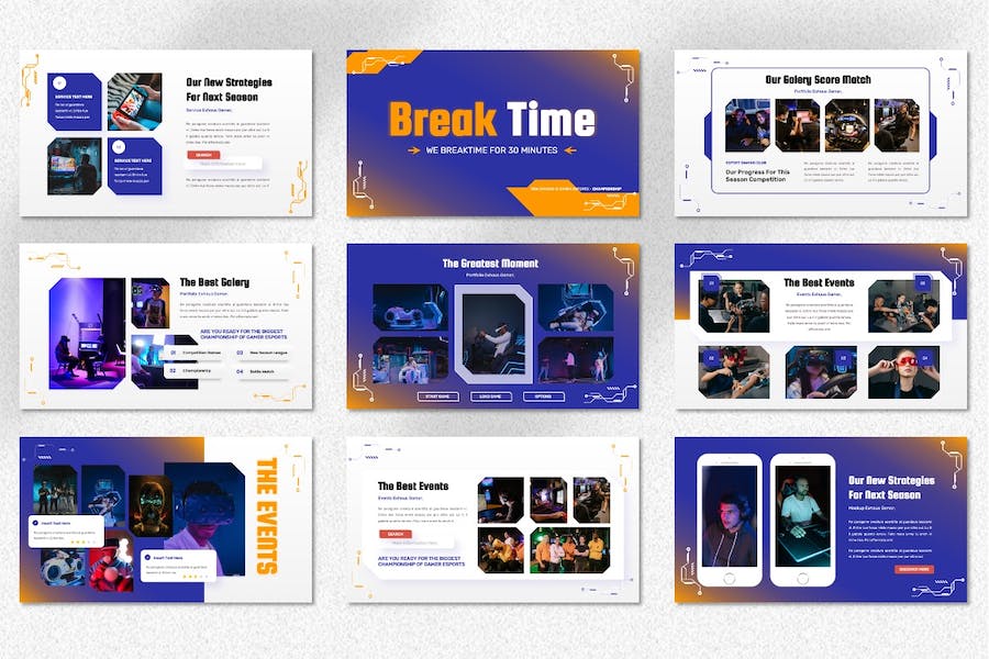 冠军玩家游戏电竞推广Keynote模板 - PPT派