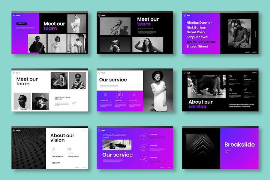 创意商务企业营销展示PPT模板 - PPT派