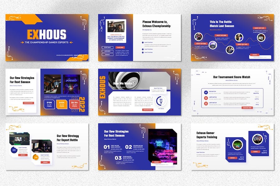 冠军玩家游戏电竞推广Keynote模板 - PPT派