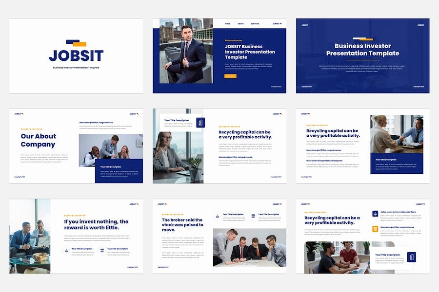 投资融资企业路演讲述Keynote模板 - PPT派