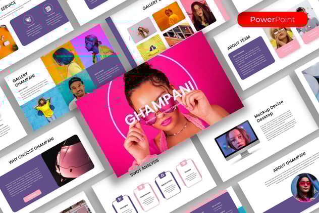 创意商业产品展示推介PPT模板 - PPT派